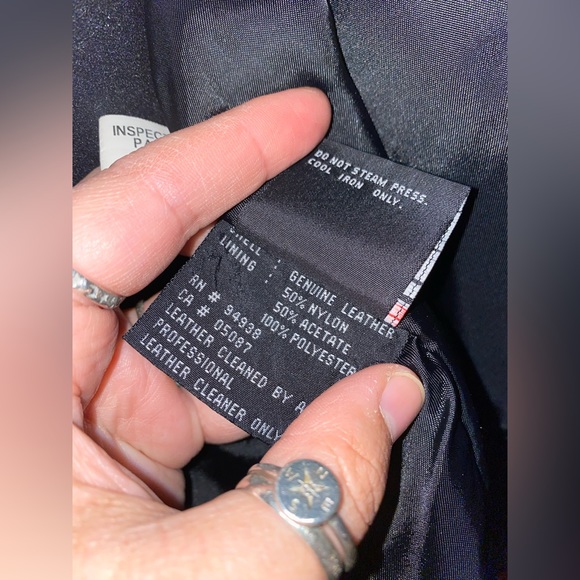 Kenneth Cole Reaction Leather Bomber Jacket - Picture 5 of 9